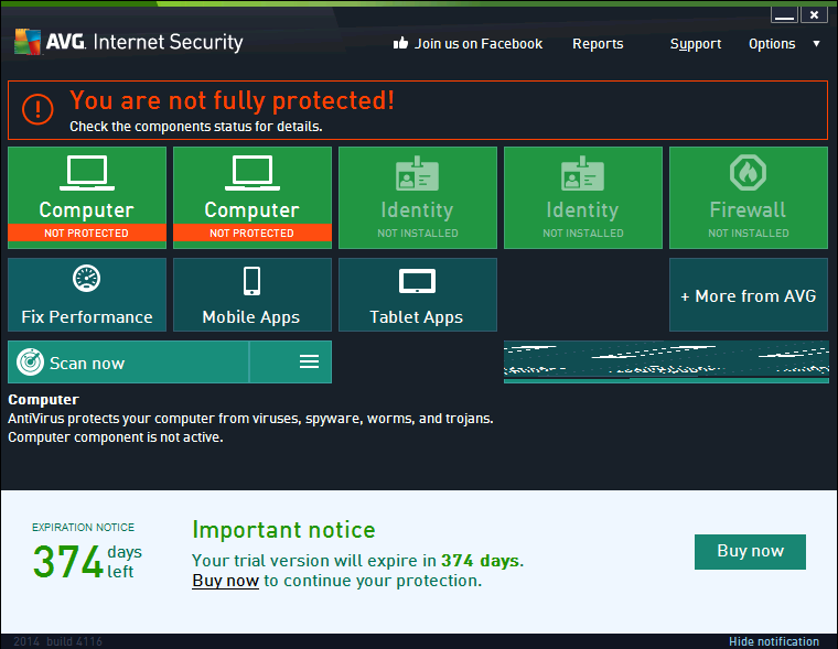 AVG Internet Security 2015 & Antivirus Pro 2015