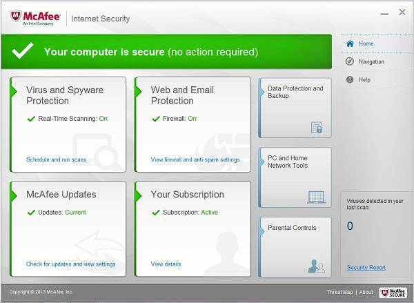 McAfee Internet Security 2014 licenta gratuita 6 luni