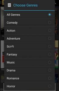 Movie HD Choose Genre